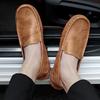 Mocassini da Uomo Vera Pelle Scarpe Casual da Uomo Classiche Scarpe da Barca Calzature da Uomo Leggere Taglie Forti 38-48