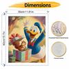 Disney Oil Painting Handmade Diy Donald Duck and Squirrel Surprise Gift Home Decorations
