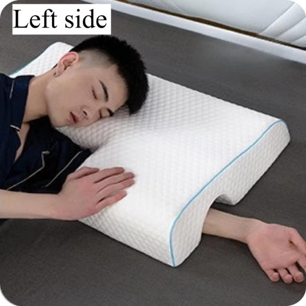 New Orthopedic Side Sleep Pillow Memory Sponge Breathable Couple Pillows Couple Pressure-free Hands Sleeping Double Pillows