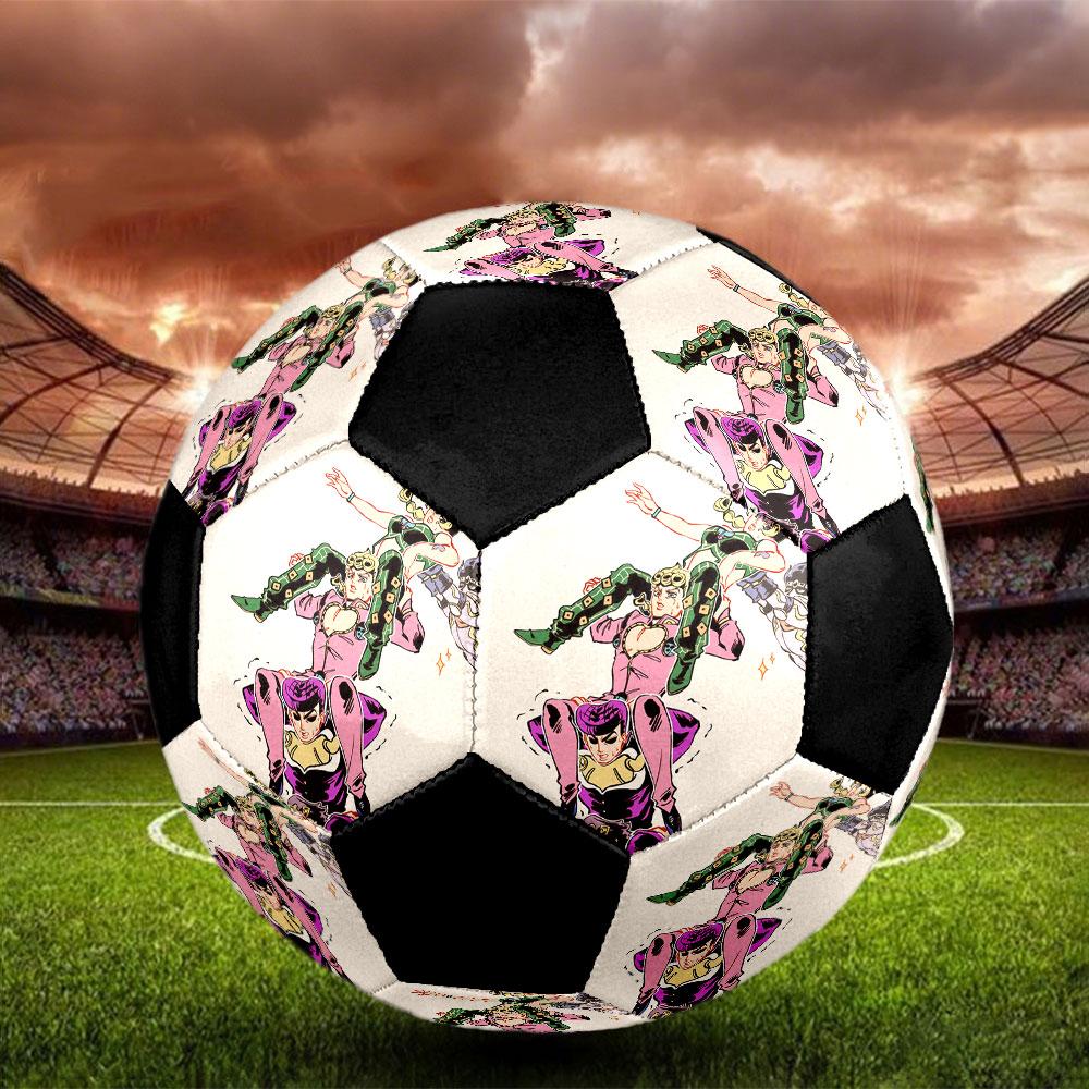 1pc JoJos Bizarre Adventure Soccer Ball Size 5 Indoor Soccer Ball Fashion Colorful Backyard Game - Great For Sports Fans Gift HE28