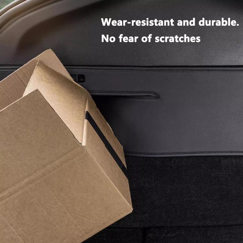 Rear Trunk Both Side Guards For Tesla Model Y PU Leather Surface Corner Protection Cover Cargo Liner Protector Anti-dirty Pads