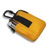 Work Pouch with Belt Loop and Yellow Multi-functional 2-Way Carabiner, WK-12YE,