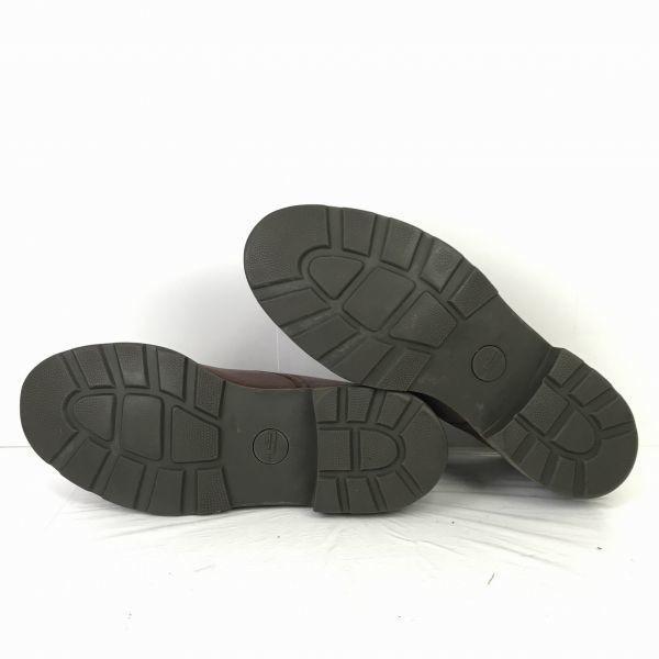 Netherlands Van Bommel Leather U Tip 9.5 28 Red Brown Dress Shoes Business(USED)