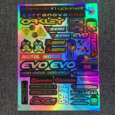 AGV  Helmet  Sticker Personalized Reflective Waterproof Anti-scratch Modification Sticker