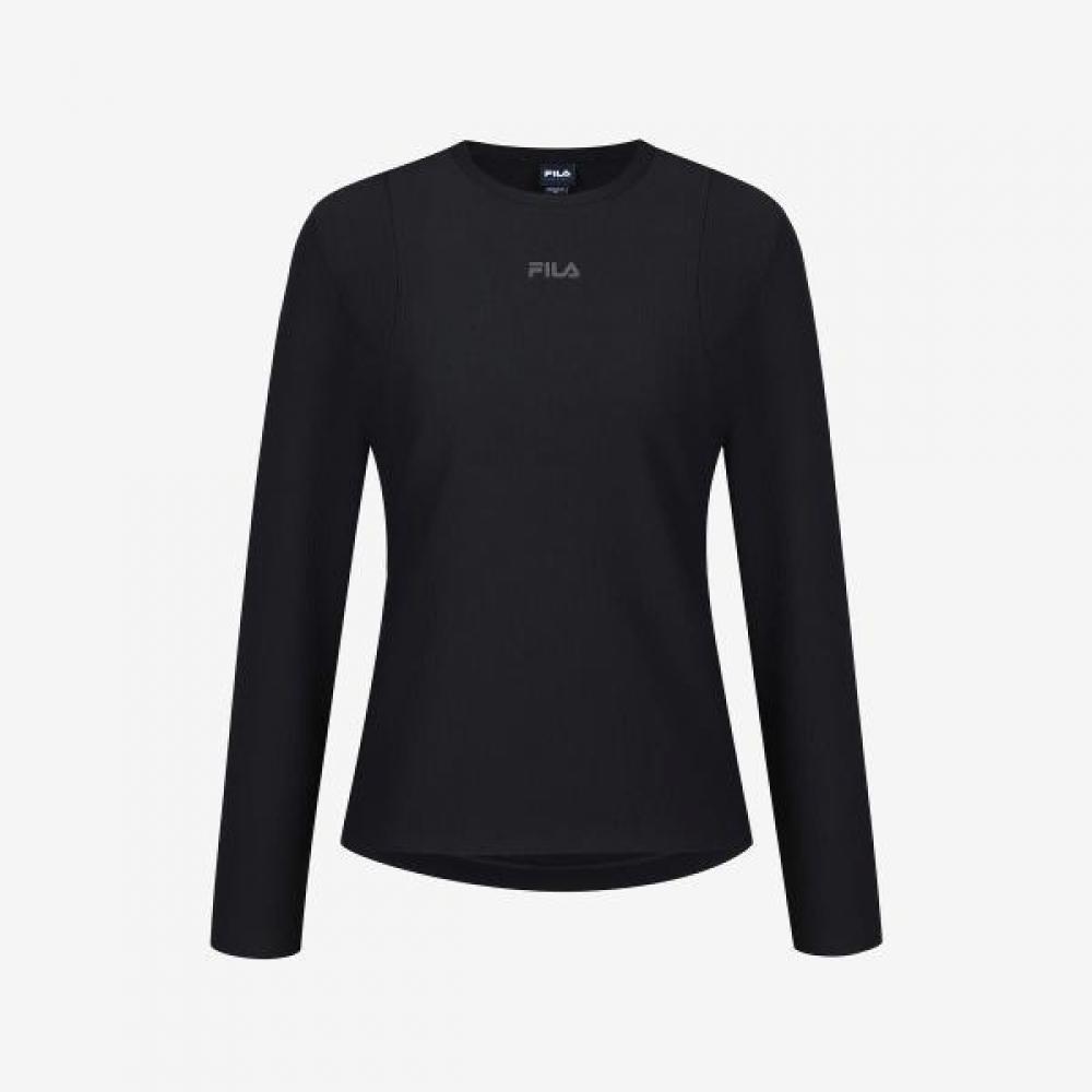 Fila Tech Pleats Long Sleeve Tee BLACK/W85