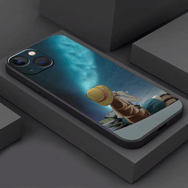 1 Pieces Anime Case for Apple iPhone XS X 8 14 Plus XR 12 Mini 7 SE 13 Pro Max 6s 11 14 Pro Max 13pro Ones Luxury Silicone Cover