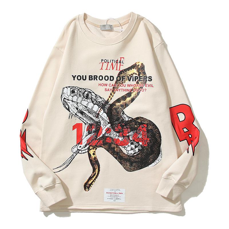 RRR123 Sketch Viper Vintage loose long-sleeved