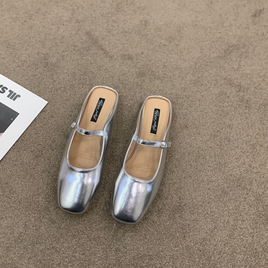 Fashion Bailamos Women Red Lightweight Shoes Square Toe  Slip On Vintage Soft Ballet Flats Female Shoes Ballet Flats Casual Sneaker Shoe