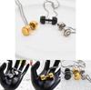 Temu Shein Necklace With Cartoon Dumbbell Pendant For Hip Hop Fashion And Mens Gift