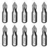 Pack Of 10 Antislip Impact Resistant 25mm Magnetic Screwdriver Bit For Wood Enhances Durability And Precise Home Repairs