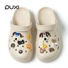 Men's EVA Non-Slip Thick Sole Closed-Toe Summer Outdoor Slippers