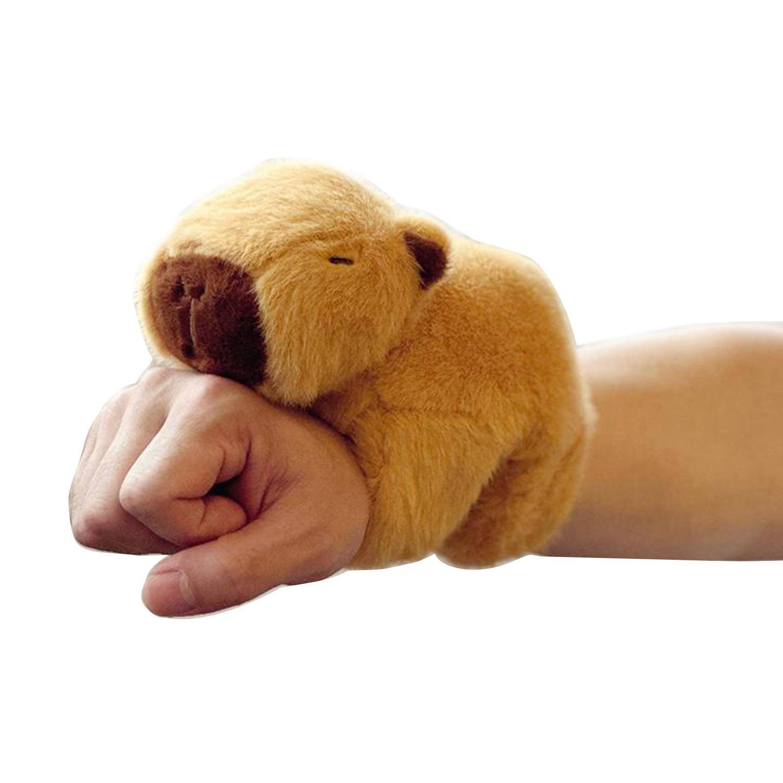 

Мягкая игрушка капибара, игрушка капибара, плюшевая игрушка-круг, мягкая коричневая плюшевая кукла, игрушка на запястье, мягкая игрушка капибара коричневый