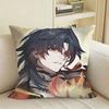 Game HSR Mortenax BBlade Square Sofa Pillow Cover Solid Color Living Room Home Decor Cushion Case
