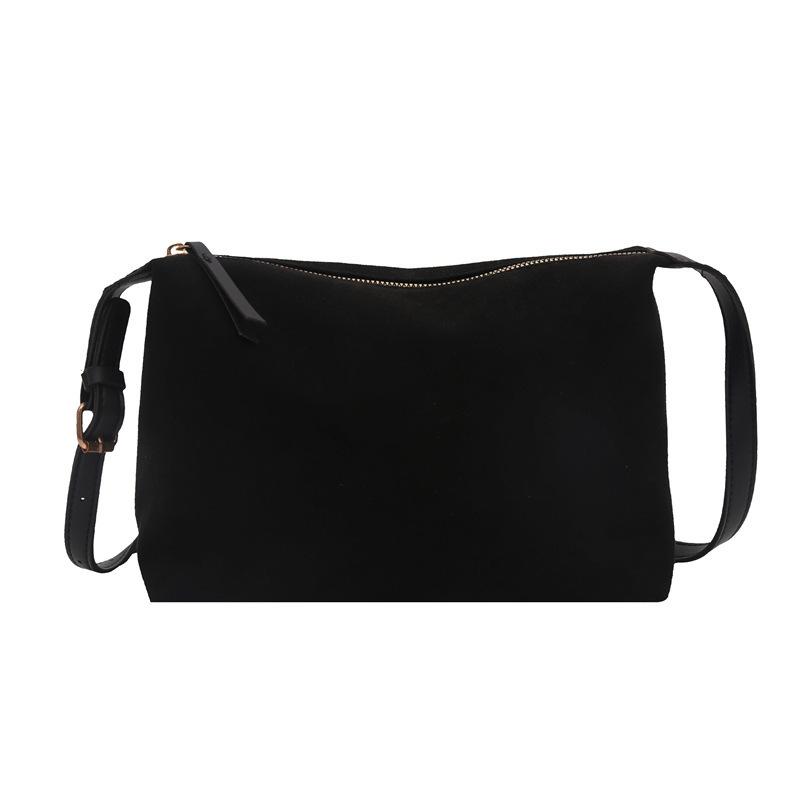 New Suede Lazy Wind Tote Bag Leather Matte Commuter Large Capacity Women's Bag Shoulder Crossbody Armpit Bag