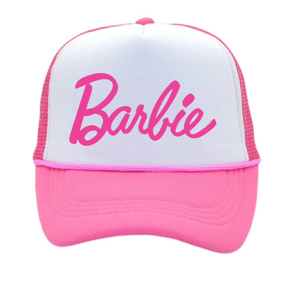 2023 Barbie Pink Parent-child Baseball Cap For Summer Beach Parties Wholesale