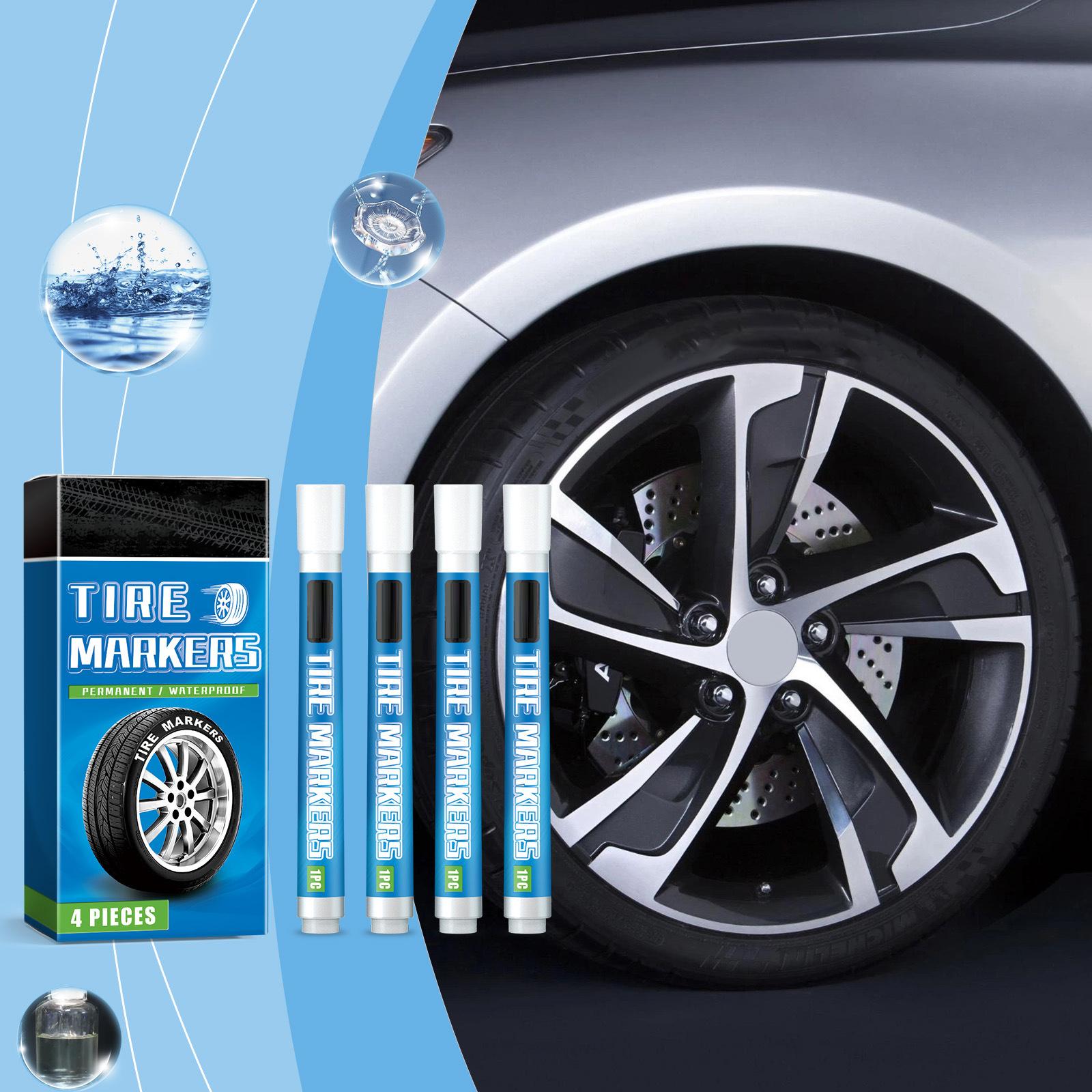 

Tire Paint Pen, Car Tire Paint Pen, Non Fading Color, Creative DIY Oil Based Pen. 4ml One Size