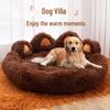 All-Season Plush Dog and Cat Nest - Cozy, Fun, and Thickened Pet Bed