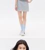 Cotton Aesthetics: Women's Slim Fit Square Neck Short Sleeve Top