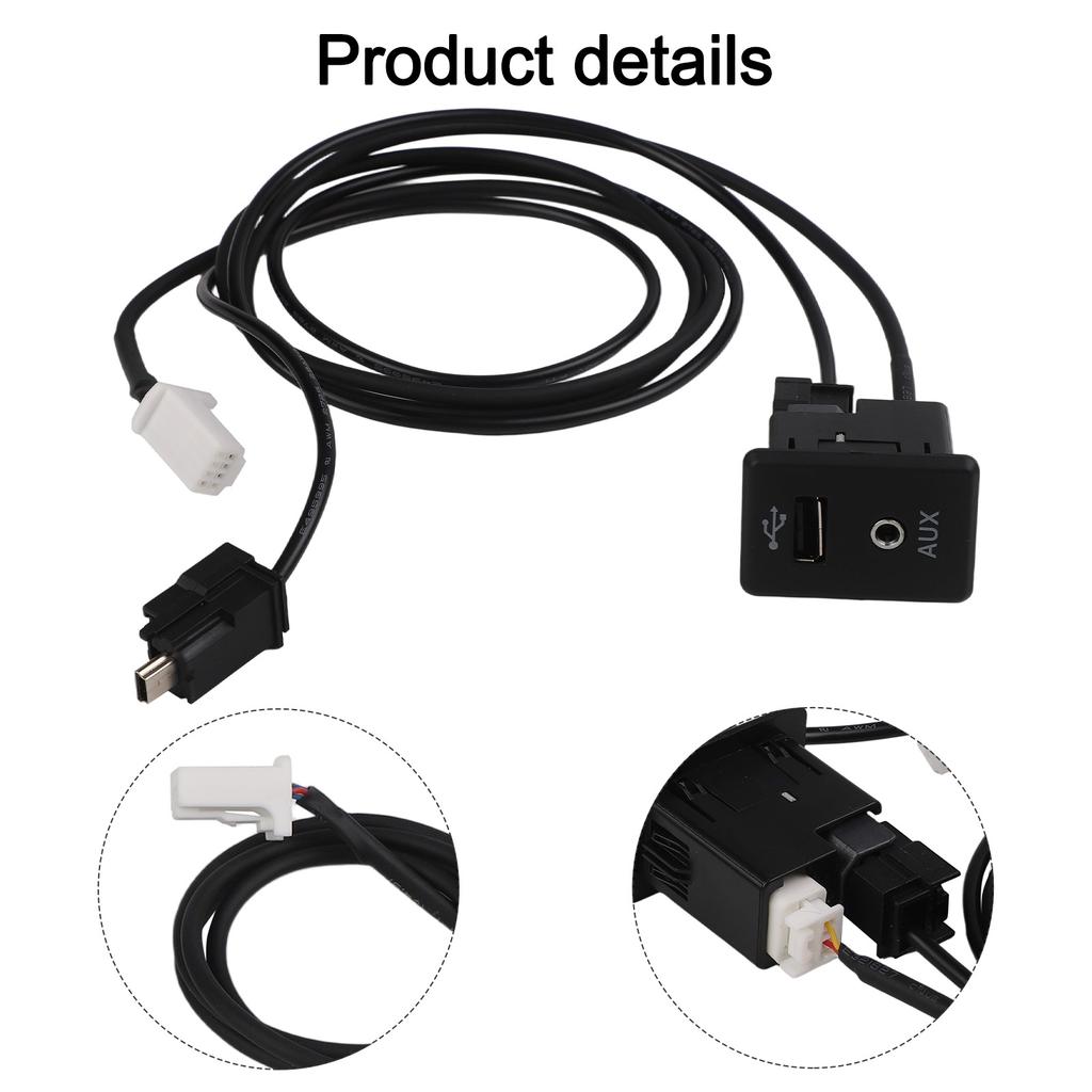 AUX Interface Cable Audio Socket Cable Practical And Reliable Wear-resistant Material 8Pin Connector Easy To Use