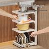 MAXCOOK Under Sink Pot Storage Rack
