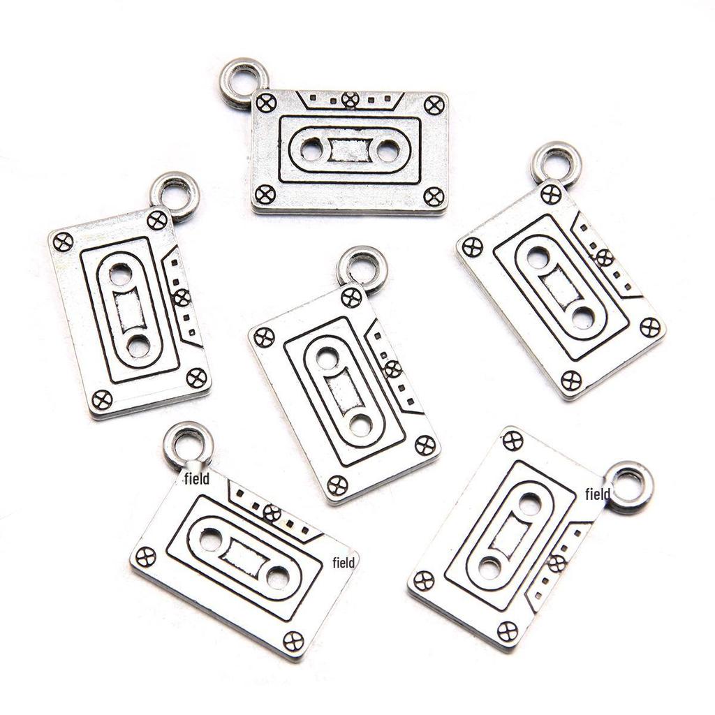 Retro Multi-Instrument Antique Silver Pendant Handmade Necklace Bracelet – Creative Accessories Boutique