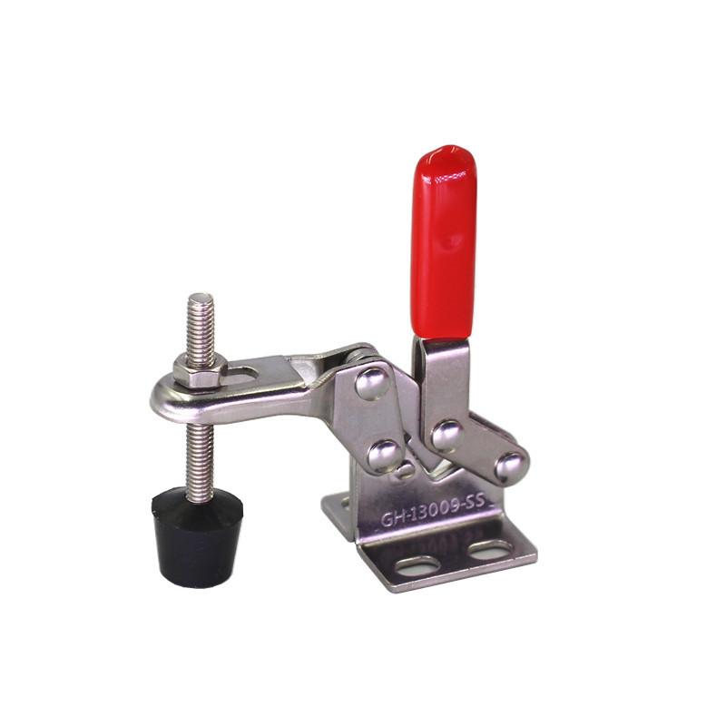 GH-13009 Vertical Quick Release Clamp Tool Fixed Toggle Clamp for Woodworking, Welding, Repair Bench 13009