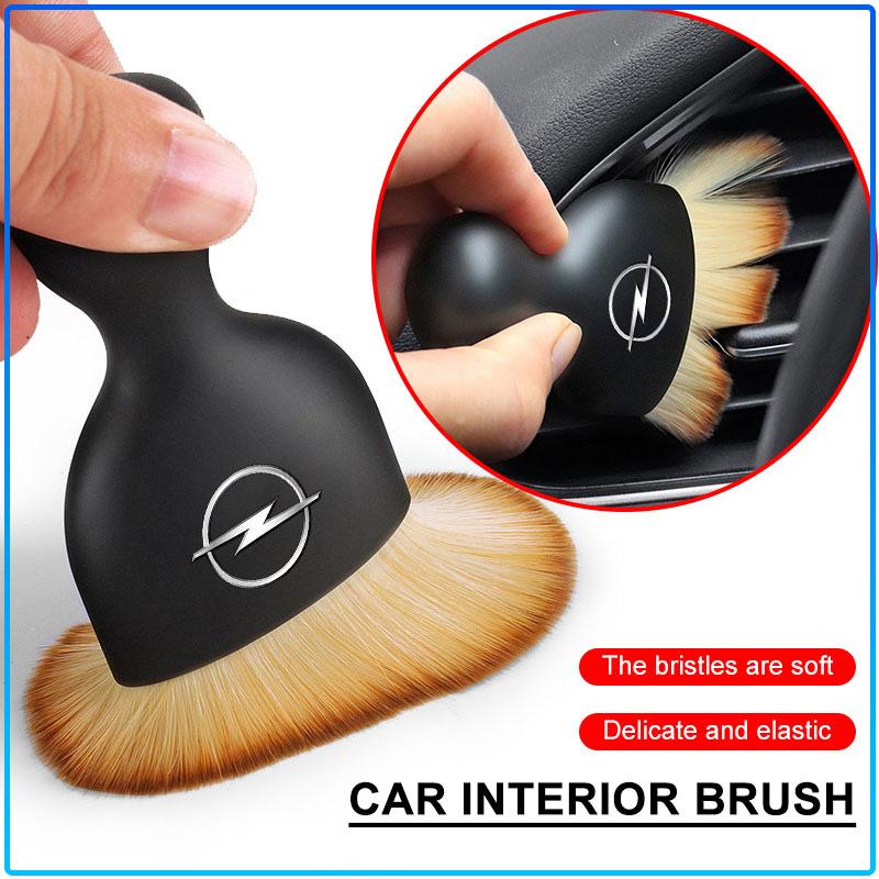 Salida de Aire Acondicionado Limpieza Cepillo Suave Toalla de Coche Herramientas para Coche Para Opel Astra H G Corsa Insignia Astra Antara Meriva Zafira Interior
