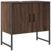 Bathroom Vanity Cabinet Brown Oak Effect 60 x 33 x 60 cm