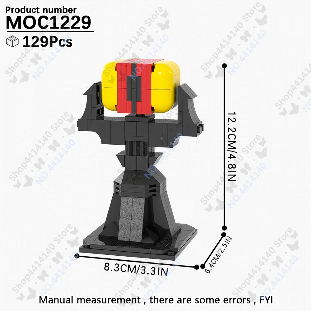 MOOXI King Of Ring Movie Eye Of Sauron Dragon Brickheadzed Figure Model Building Block Set MOC Brick Kit DIY Toys For Kids Gifts
