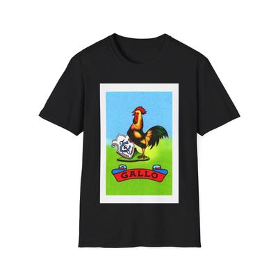 El Gallo Loteria Mexican Bingo T-Shirt, Gift, Celebration The Rooster, Tee,