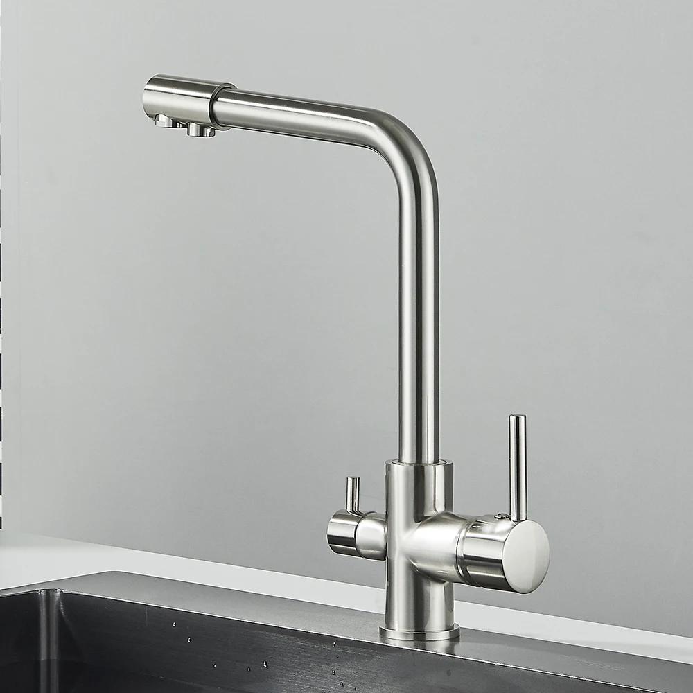 Water Filter Faucet Kitchen Faucet Drinking Water Tap Rotatable Water Purification Feature Taps For Kitchen Sink Mixer Cranes