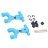 2pcs Aluminum Alloy Rear Upper Arms for Tamiya TT02 1/10 RC Car Rear Upper Arms Upgrade Parts Blue