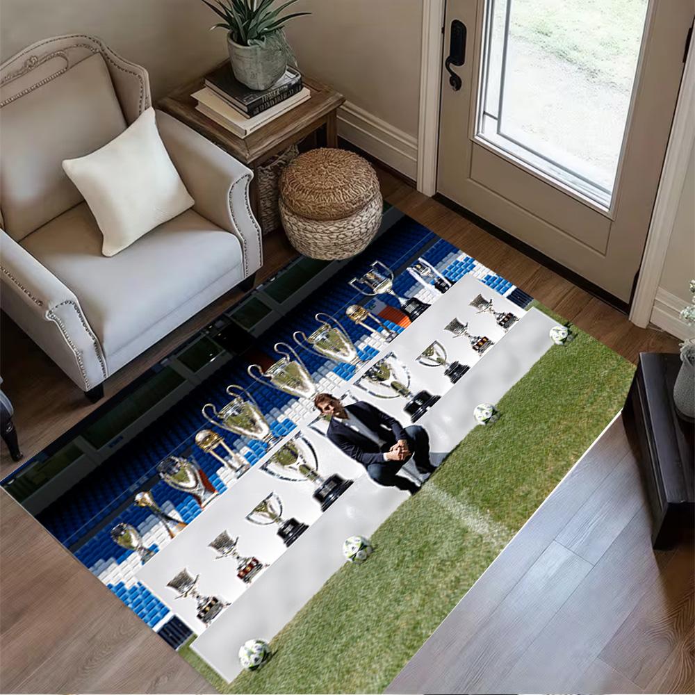 Brazilian Footballer Victory. Carpet Design for Hallway Kitchen Outdoor Dormitory Antislip Carpet Office home decor Perfect Gift for Women/Men