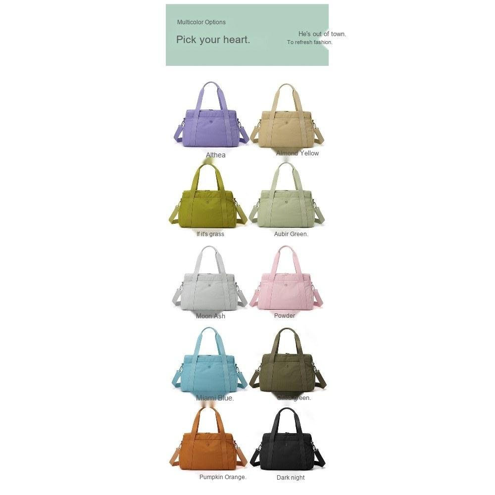 Women Nylon Handbag with Shoulder Crossbody and Hand Carry