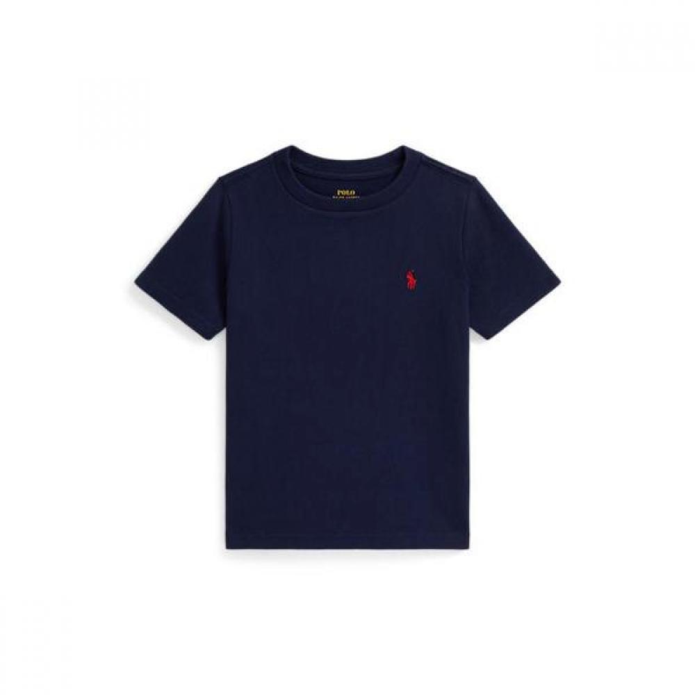 Polo Kids Boys Cotton Jersey Crewneck Tee 2 7 Years Cwpotshb8021213410 2