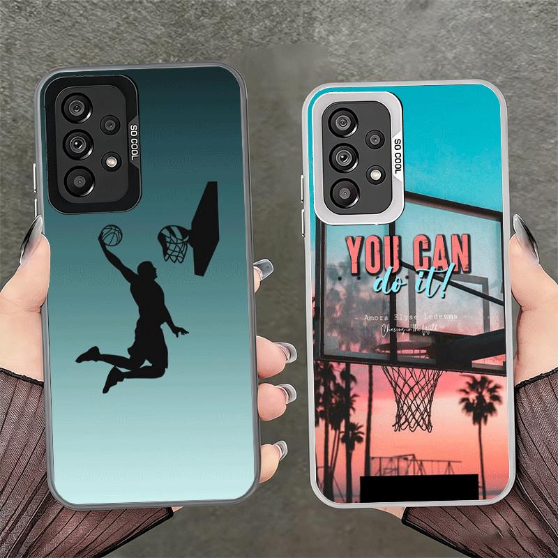 Basketball Sports Aesthetics Shockproof Phone Case for Samsung A17 A16 A15 A14 A37 A57 A36 A56 A26 A35 A55 A25 A34 A54 A24 A13 A