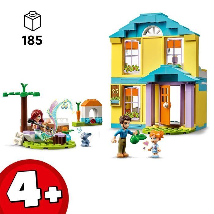 Lego friends 41724 la maison de paisley, jouet enfants 4 ans, avec accessoires, et mini-poupées