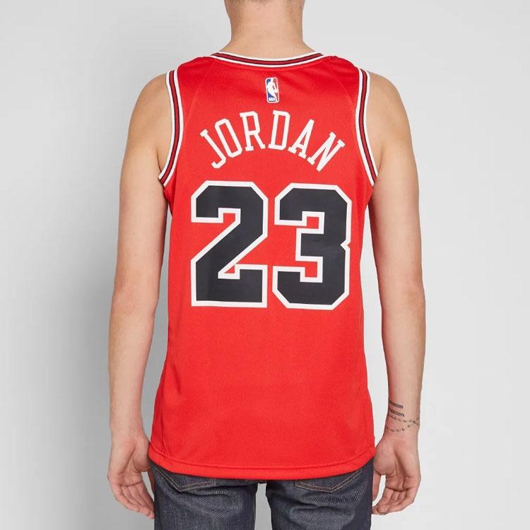 Nike NBA Icon Edition Swingman Jersey 'Chicago Bulls No. 23 Michael Jordan ' Men's Ao2915-657