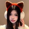 Windproof Cartoon Earmuffs Cartoon Foldable Ear Cover Comfortable Winter Plush Ear Cap  Skiing