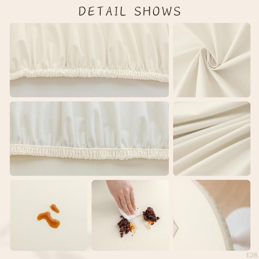 Elastic Stretch Table Protector for Kitchen and Event Use