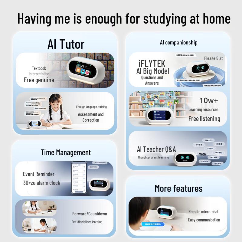 Smart AI Voice Control Alarm Clock