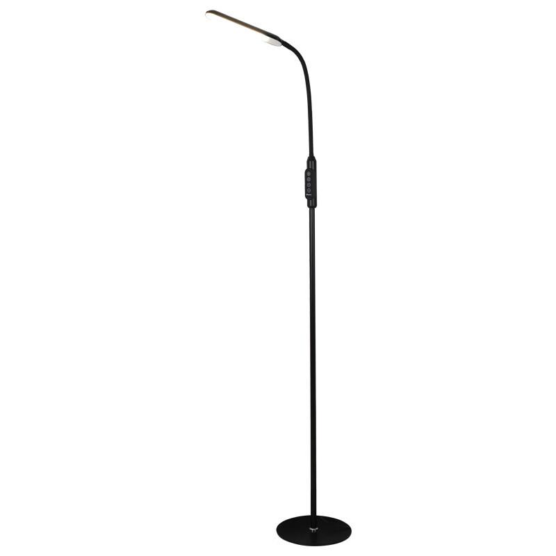 Adjustable LED Floor Lamp with Clamp and Remote Control