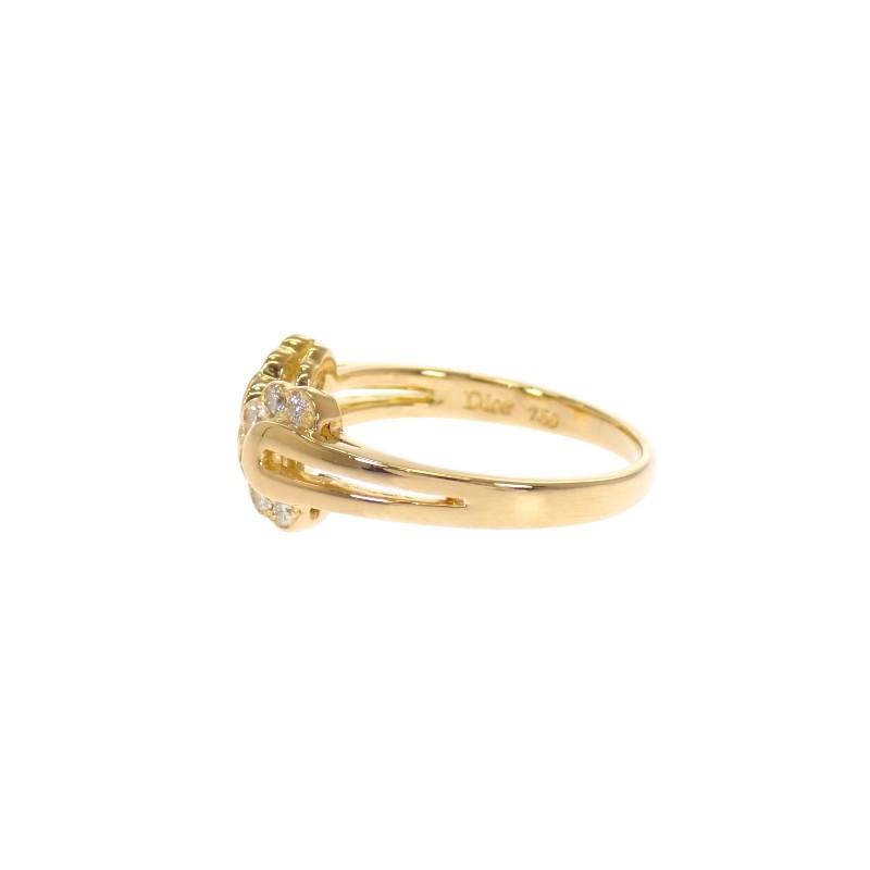 Dior  #10(JP Size) ring K18 yellow gold Women