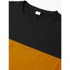 Vibrant Stripe Crew Neck T-Shirt - Soft, Breathable, Casual Chic Top for Mens Summer Outdoor Wear - Short Sleeve, Contrast Color Pattern, Relaxed Fit