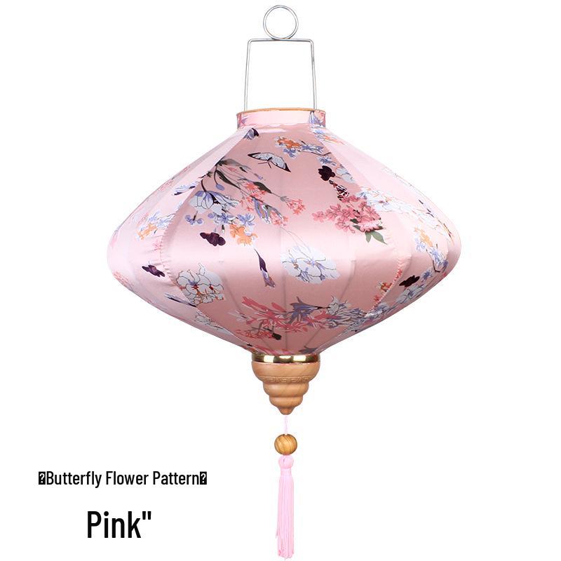 Antique Pattern Waterproof Chinese Lantern for Outdoor Balcony Decoration