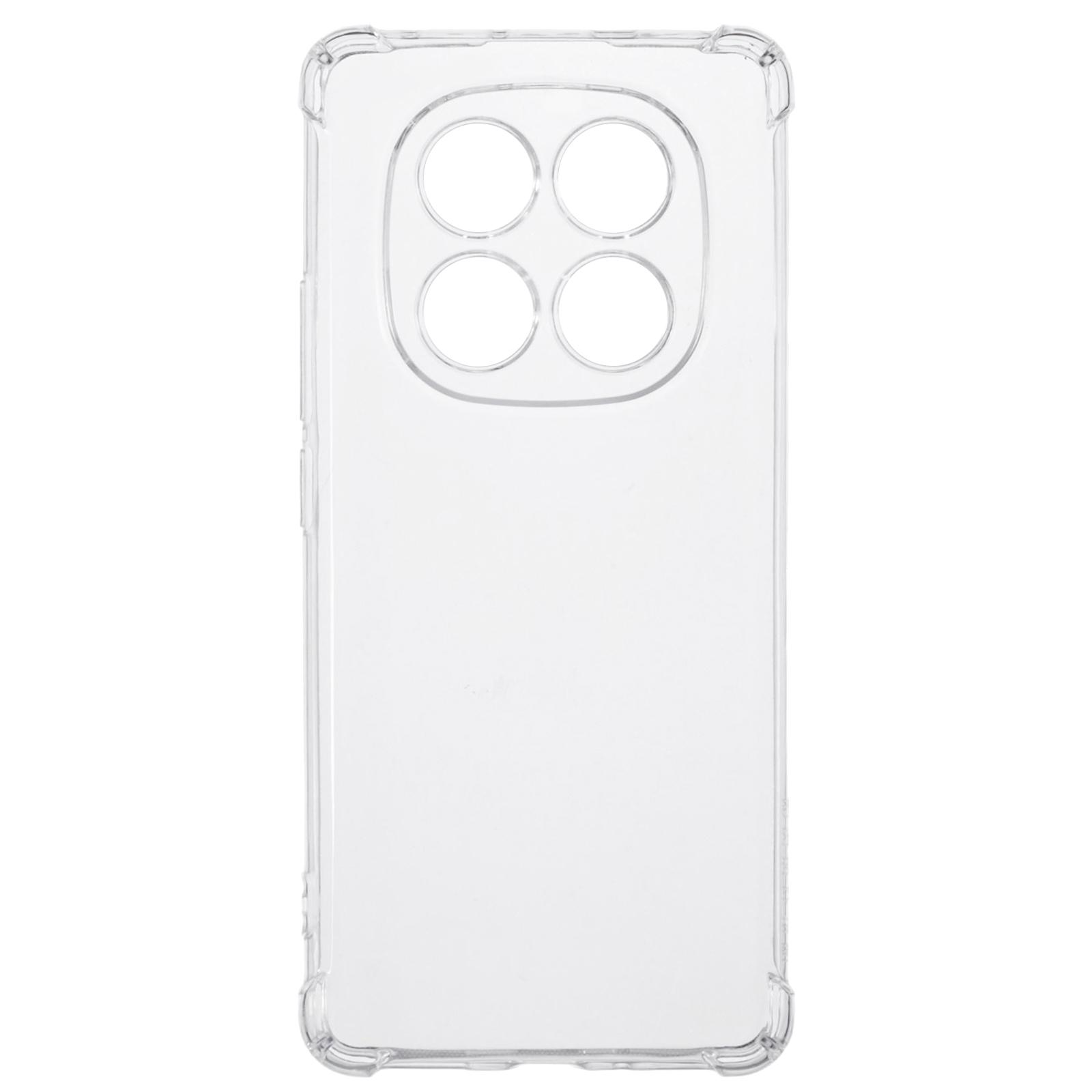 

For Xiaomi Redmi Note 14 Pro 5G/Poco X7 5G Phone Case Reinforced Four Corner Anti-Drop Clear TPU Cover Style A