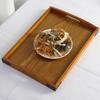 Wooden Serving Tray with Handles Wood Tea Tray Food Tray for Breakfast Coffee Dessert Snack Platter Home Coffee Table