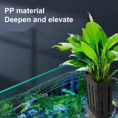 Hydrokultur-Korb, Wasserpflanzenhalter, ästhetischer Aquarium-Aquaponik-Pflanzenkultivierungshalter für Aquascape-Dekorationen