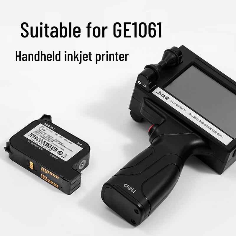 Deli Handheld Inkjet Printer Original Black Ink Cartridge GE106IB