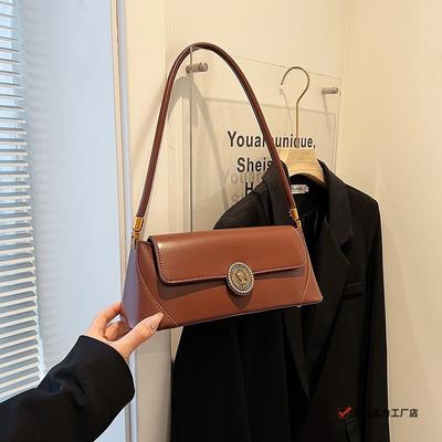 Underarm Baguette Bag Women's Bag New French Niche Texture High Fashion Internet Celebrity Versatile Shoulder Bag
